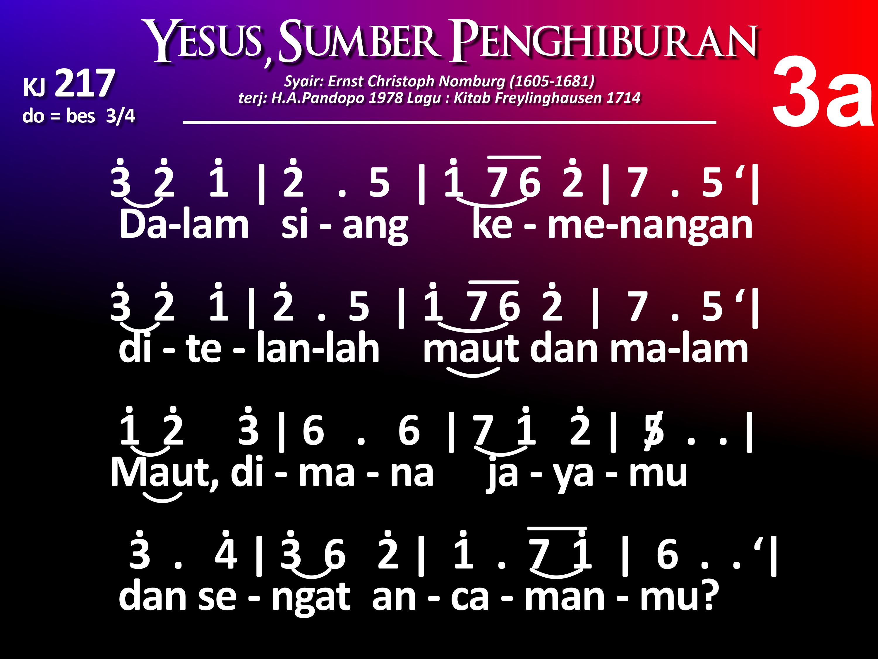 Kidungonline Kj 217 Yesus Sumber Penghiburan